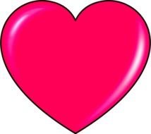 Big Pink Heart clipart