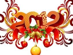 bright drawing for New Year 2012