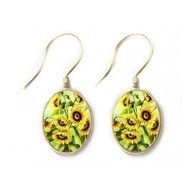 Sunflower Jewelry Necklace And Earrings