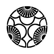 black and white floral ball