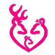 Browning Deer Heart Decal N4