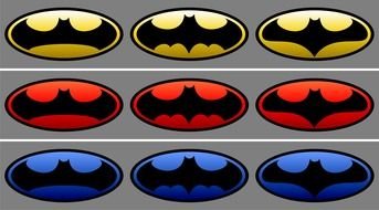 Batman Logo Template drawing