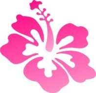 Pink Hibiscus Clip Art N3