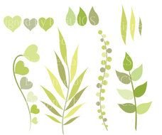 fresh Green Leaf Clip Art drawing