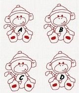 Sock Monkey Clip Art N21