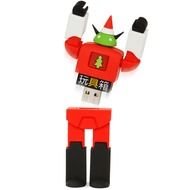 red lego robot figure