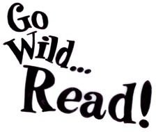 clipart of go wild read text