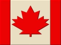 vector Canadian flag