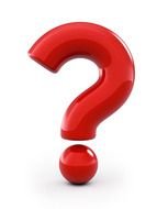 illustration of the red question mark