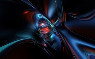 Cool abstract dark 3D Desktop