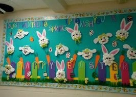 Spring Easter Bulletin Board