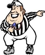 Cartoon Football Referee Clip Art
