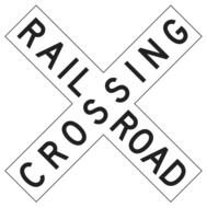 Railroad Crossing Sign Clip Art N36