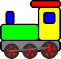 Toy Trains Clip Art