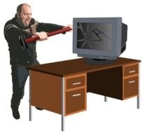 Rage Computer Clip Art