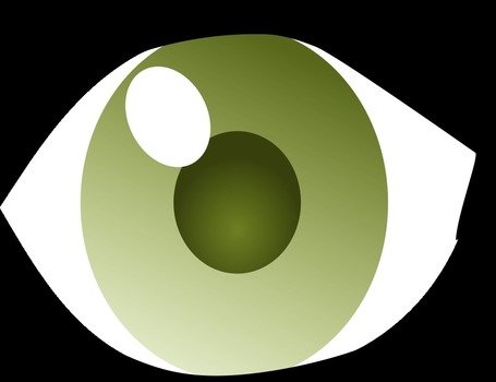 graphic green eye