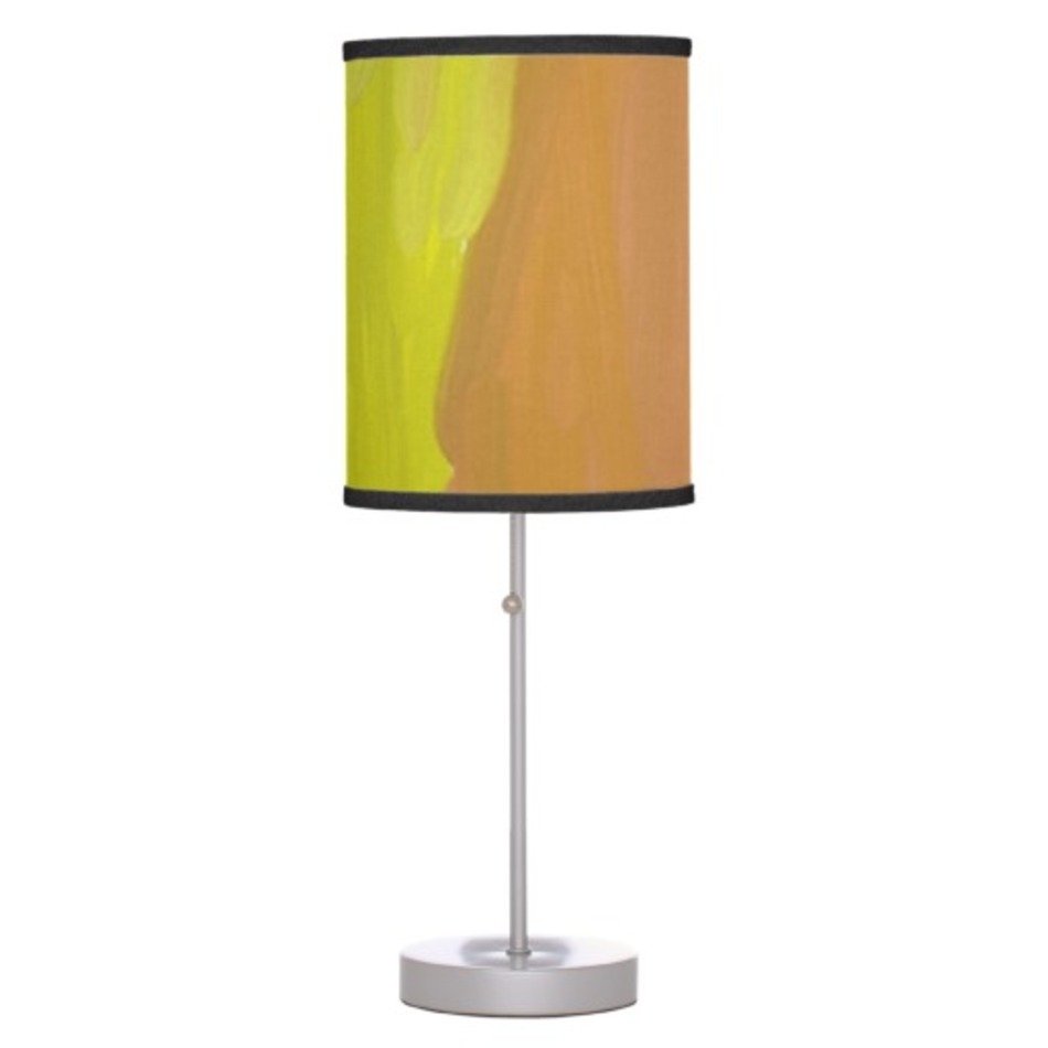 Colorful Sugar Skull Lamp Day Of The Dead Art