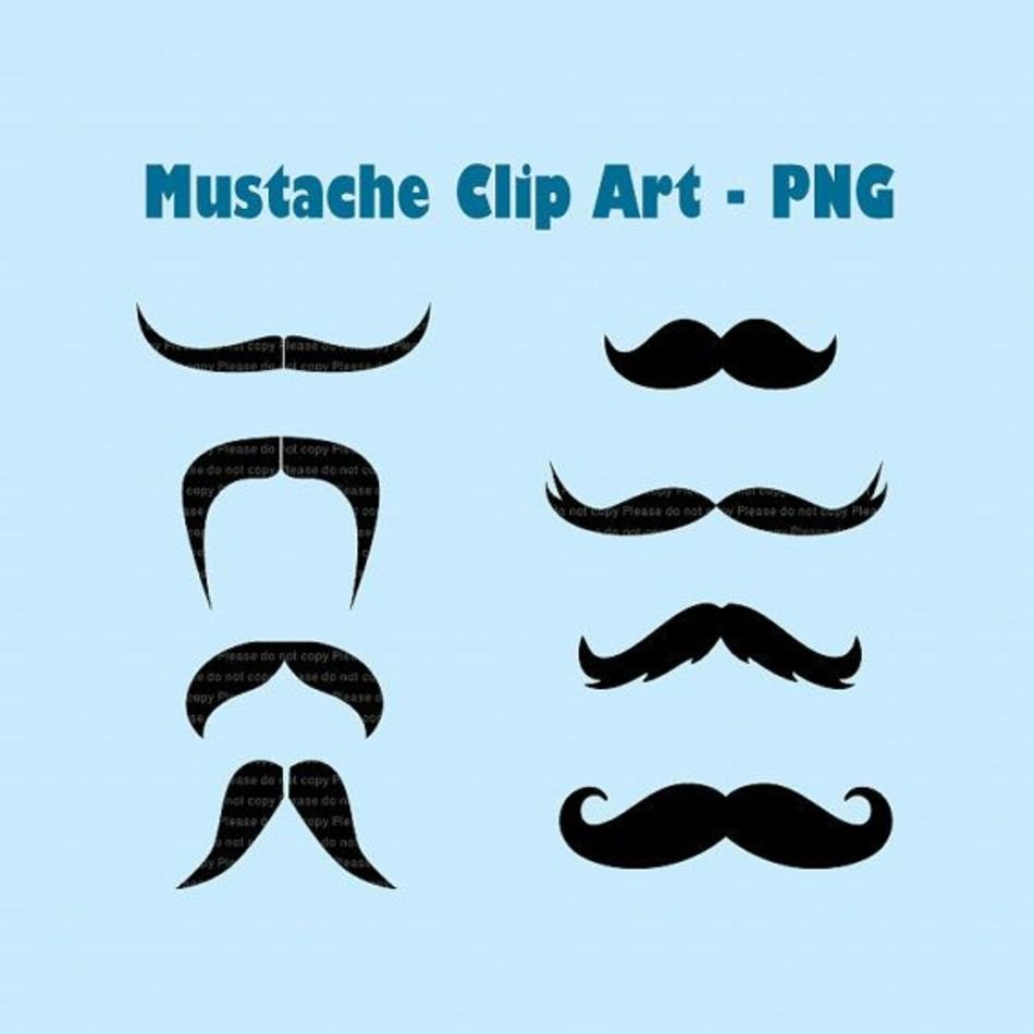 Transparent Mustache Clip Art