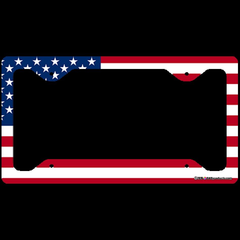 American Flag License Plate Frame