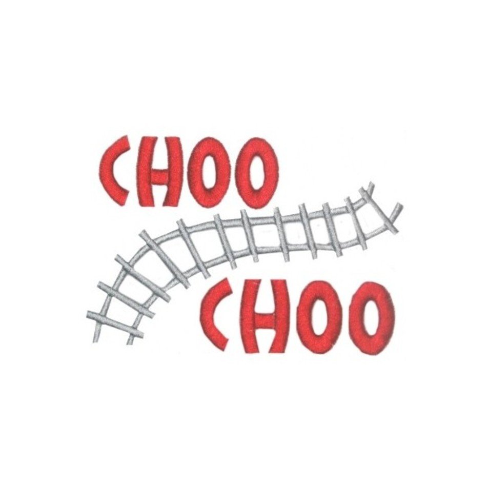 Send To A Friend Train Choo Mega Hoop Design