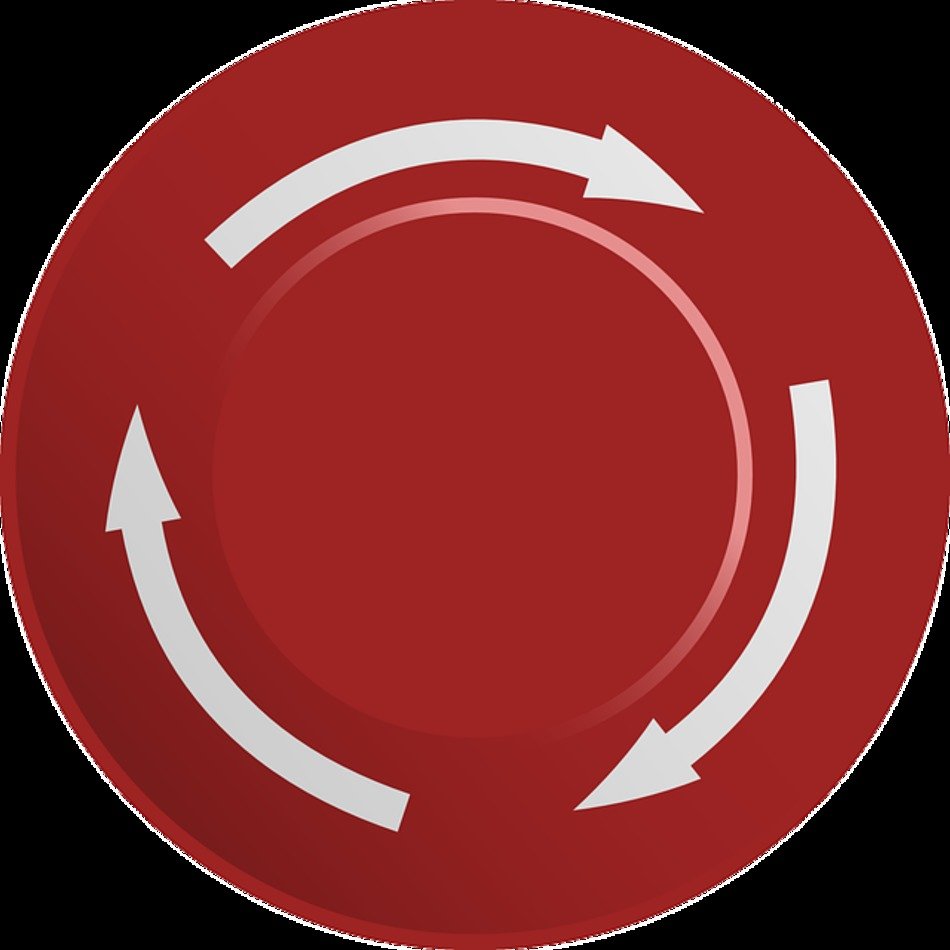Button Emergency Off Red Switch