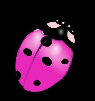 Flying Ladybug Clip Art N3