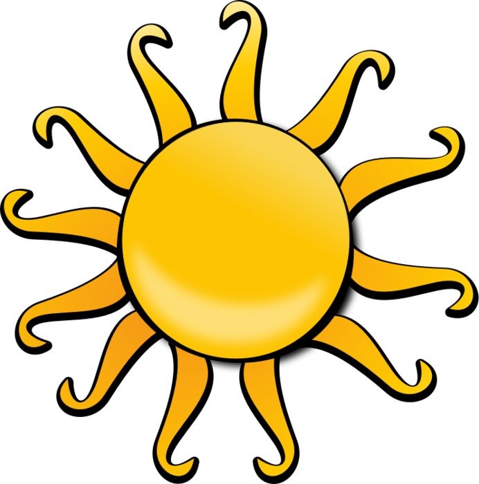 Cartoon Sun N34