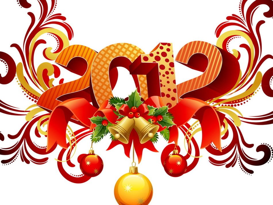 bright drawing for New Year 2012
