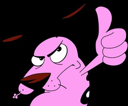 The Cowardly Dog clipart
