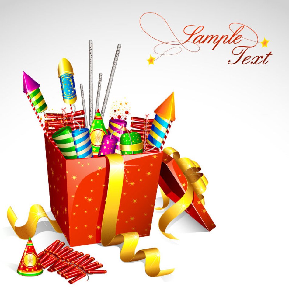 Cartoon Fireworks N2