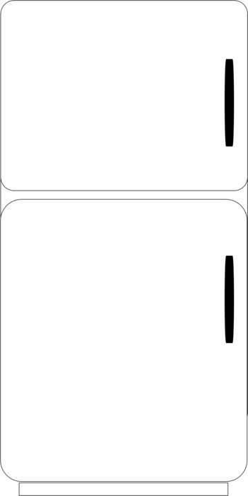 Refrigerator Clip Art drawing