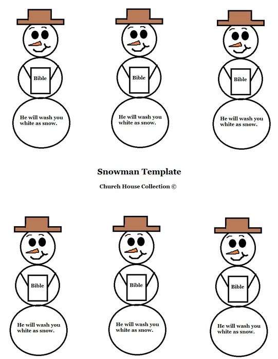 snowman patterns for cutting