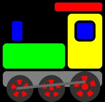 Toy Trains Clip Art