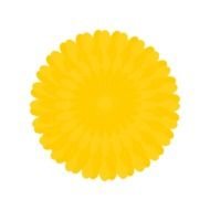 yellow round Flower, drawing