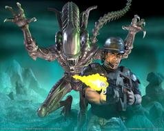Aliens Vs Predator 2 drawing