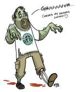 zombie as a picture for clipart