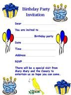 Birthday Party Invitation Templates