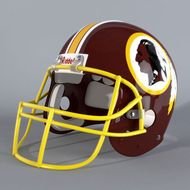 3D NFL Football Helmet