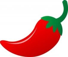 clipart of the red chili pepper