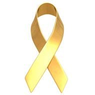 Childhood Cancer Awareness Ribbon drawing