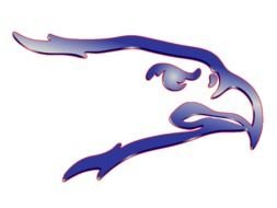 Ellinwood High School Eagle Mascot drawing