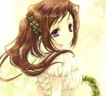 pretty anime girl