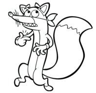 Dora Swiper Coloring Pages