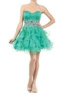 Green Short Homecoming Dress