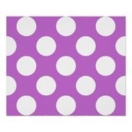Purple And White Polka Dots