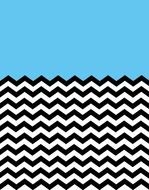 Blue,black and white chevron pattern clipart