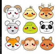 Animales Caritas Divertidas