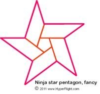 Ninja Star Template