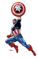 strong Captain America drawing