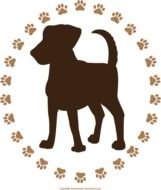 Dog Paw Print N39